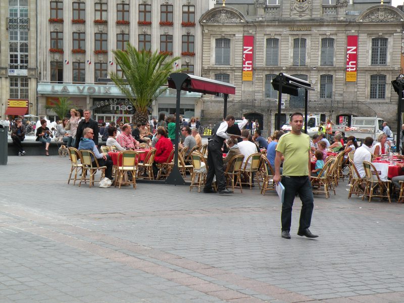  Terrasse de café sur la Grand' Place